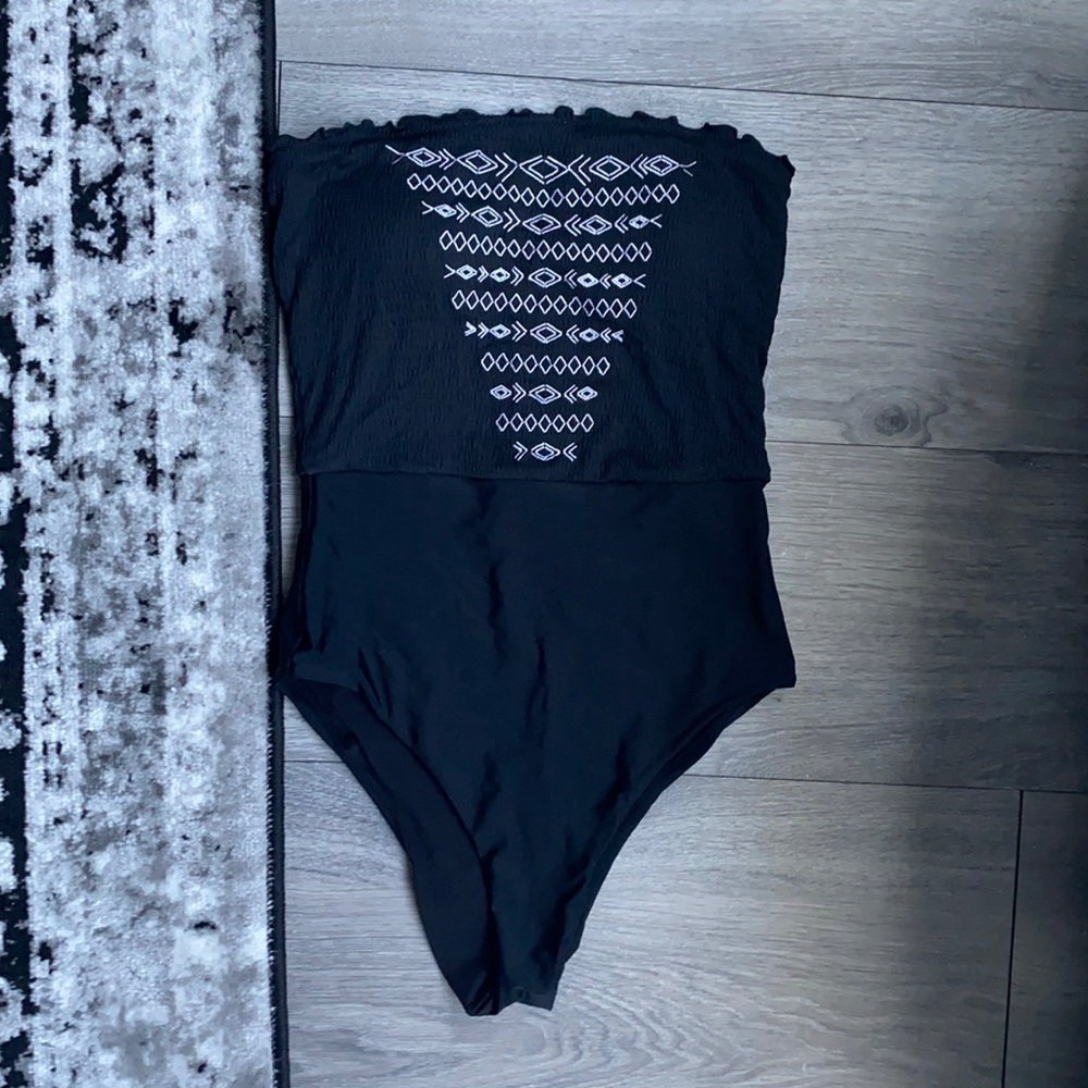 Aerie Black Long One Piece